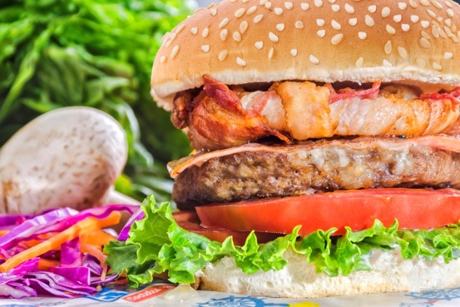 Hamburguesa de la casa