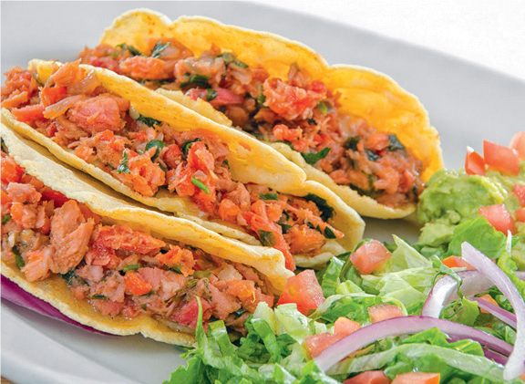 Tacos de marlín ahumado